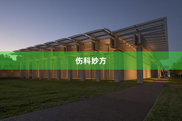 伤科妙方