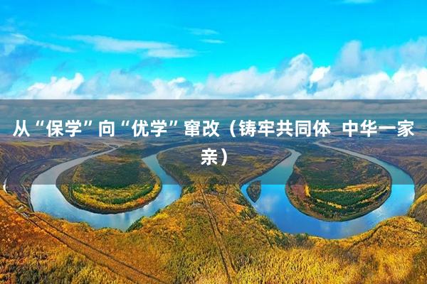从“保学”向“优学”窜改（铸牢共同体  中华一家亲）