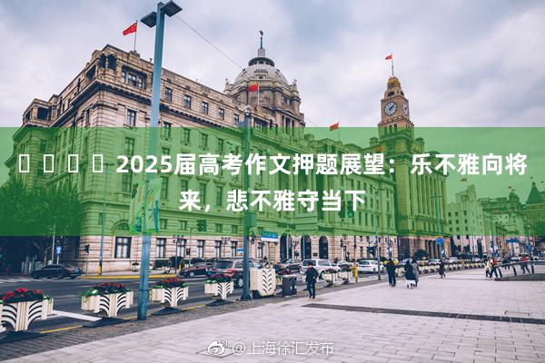 ​​​​2025届高考作文押题展望：乐不雅向将来，悲不雅守当下